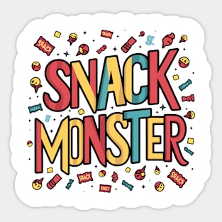 SNACK MONSTER Sticker